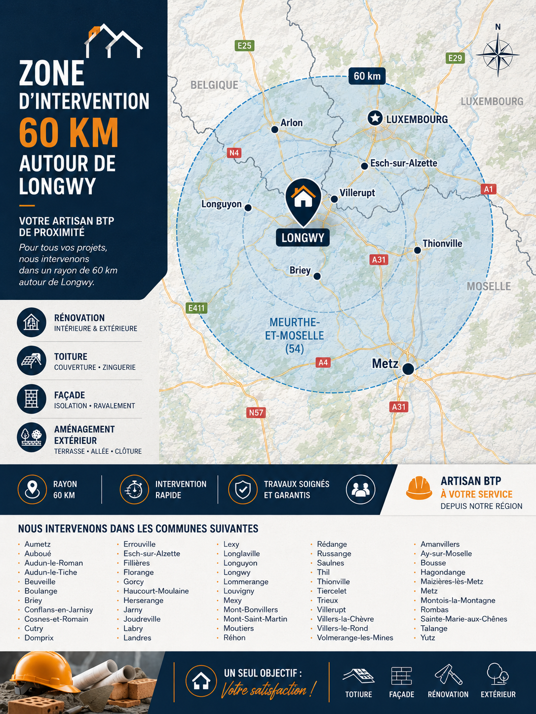 Zone d’intervention